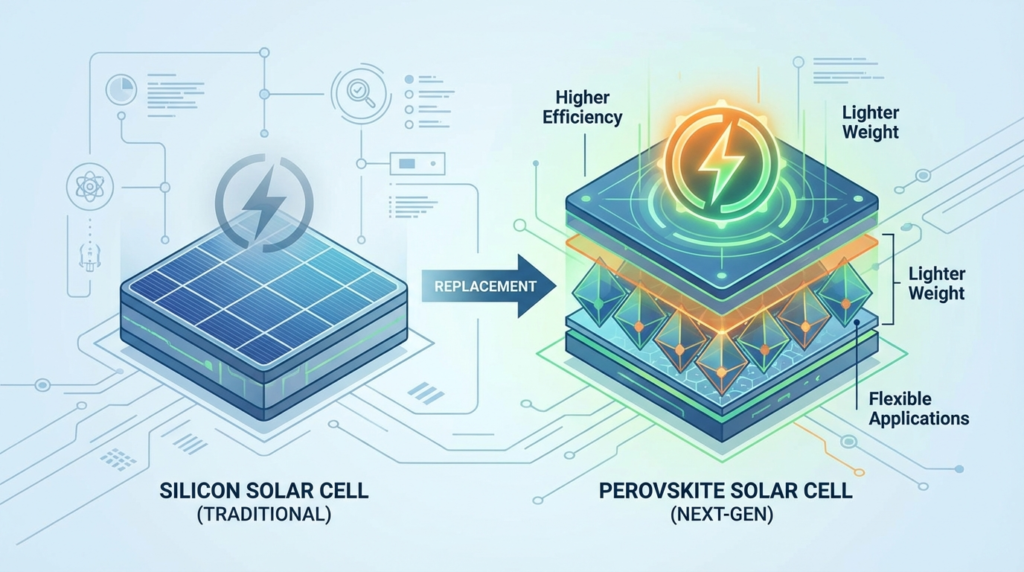 perovskites replace silicon