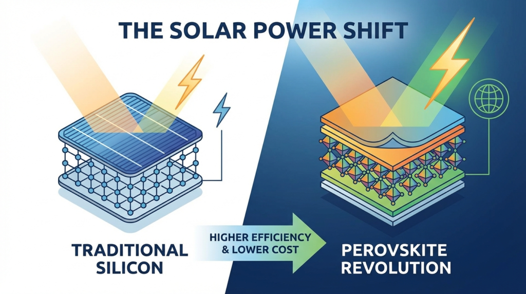 perovskites replace silicon