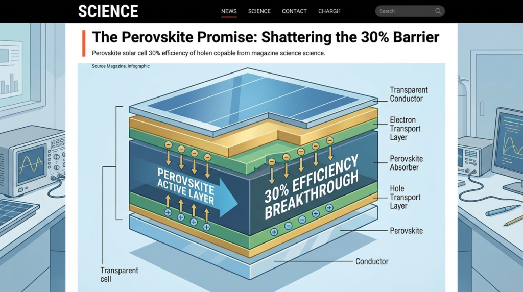 perovskite solar cell 30% efficiency