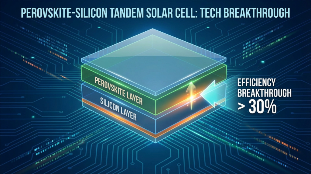 perovskite silicon tandem breakthrough