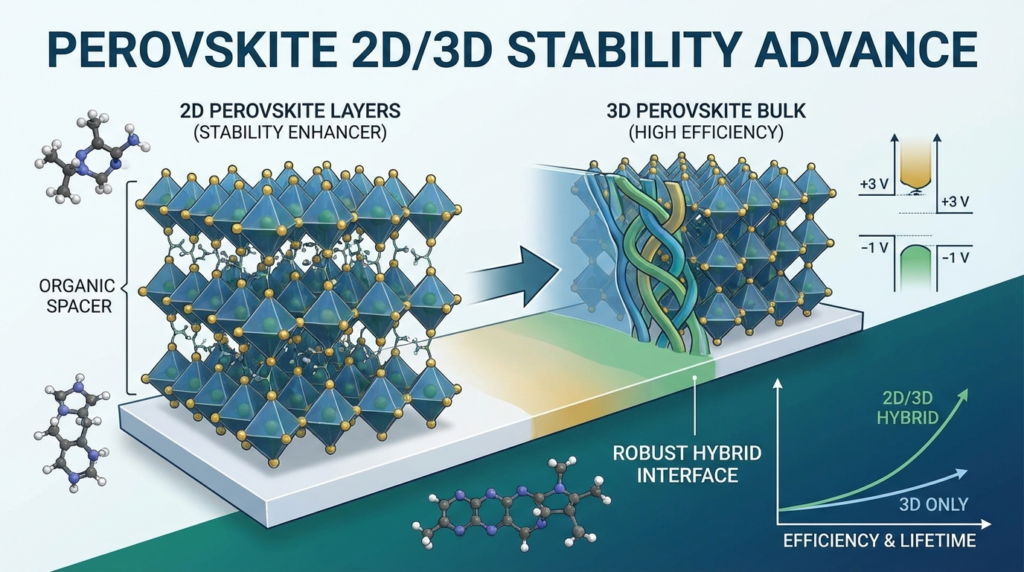 perovskite 2D/3D stability advance