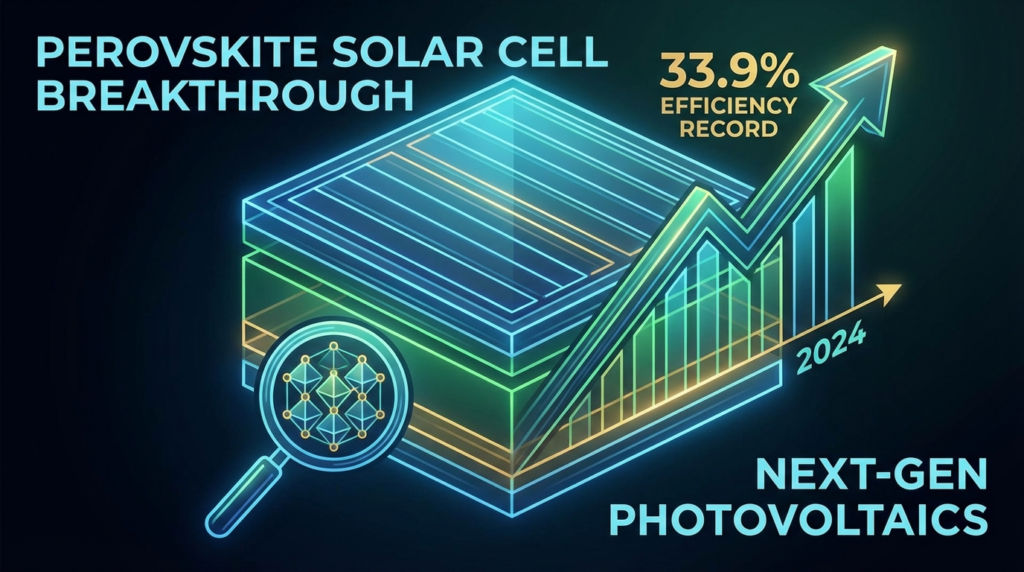 perovskite solar cell efficiency record