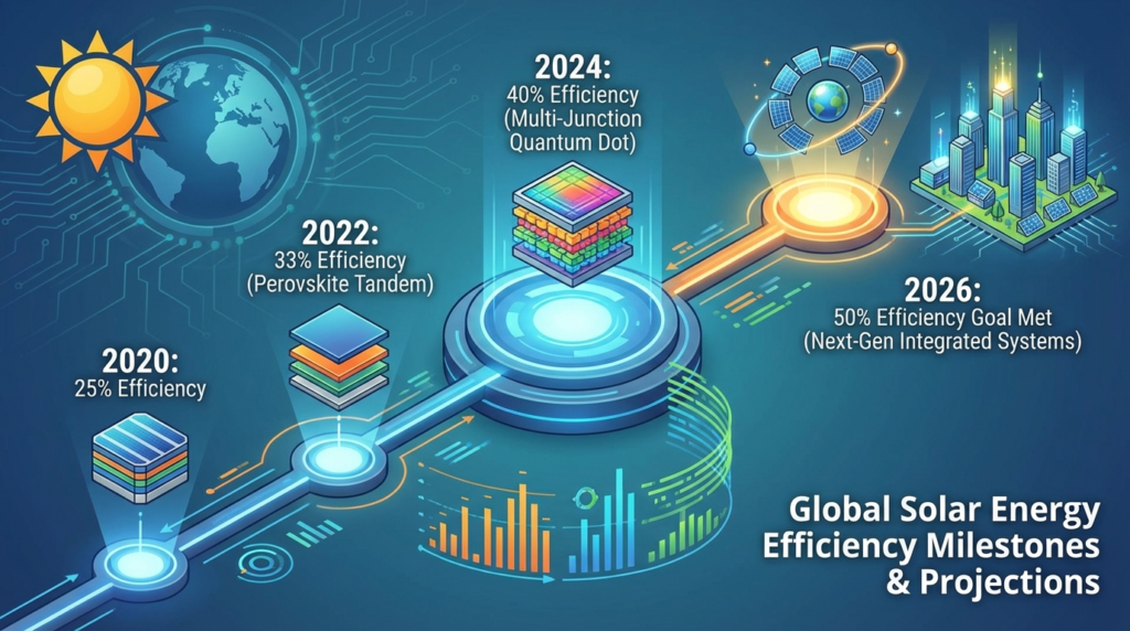 solar energy efficiency milestones 2026