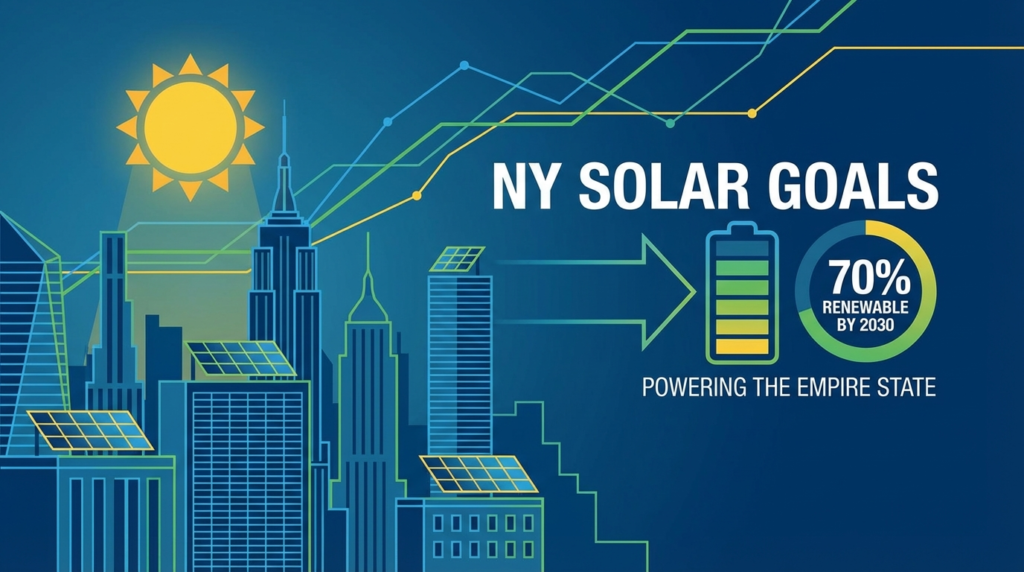 New York solar energy goals