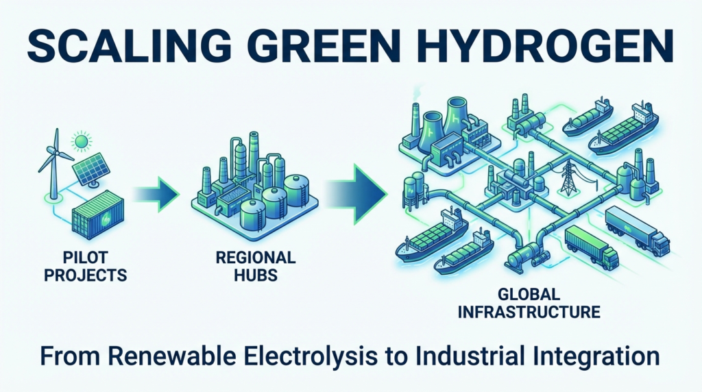 how green hydrogen scales
