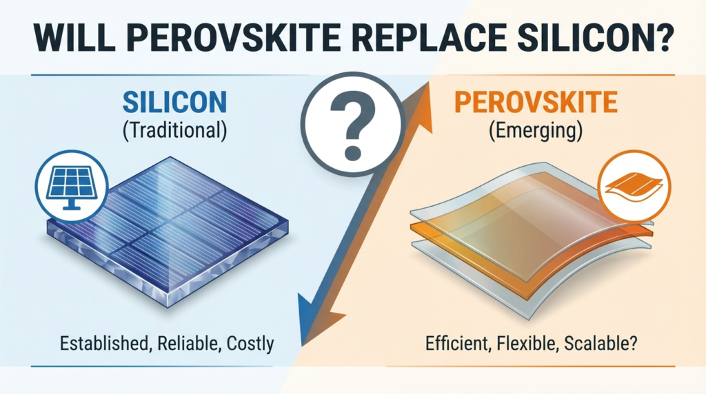 will perovskite replace silicon