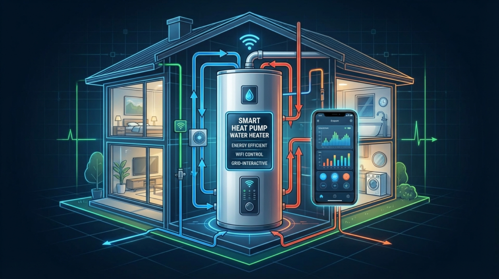 smart heat pump water heater