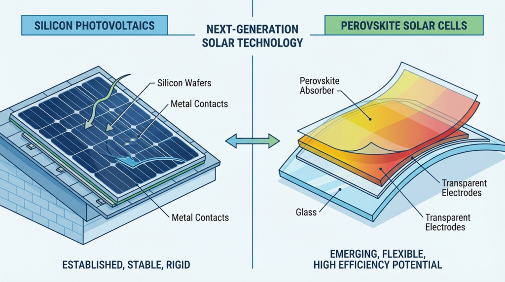 perovskite vs silicon