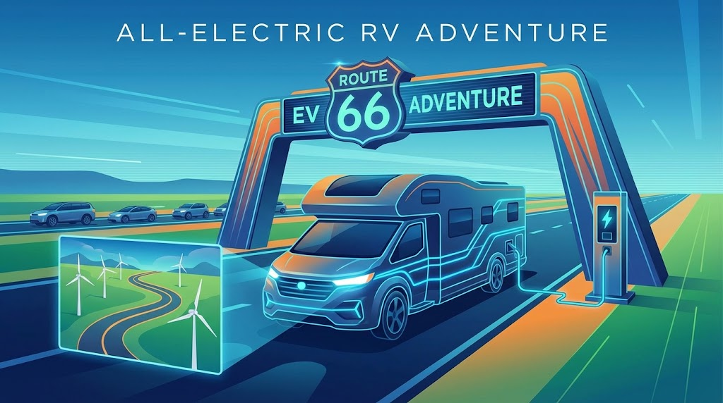 All-Electric Route 66 RV Adventure