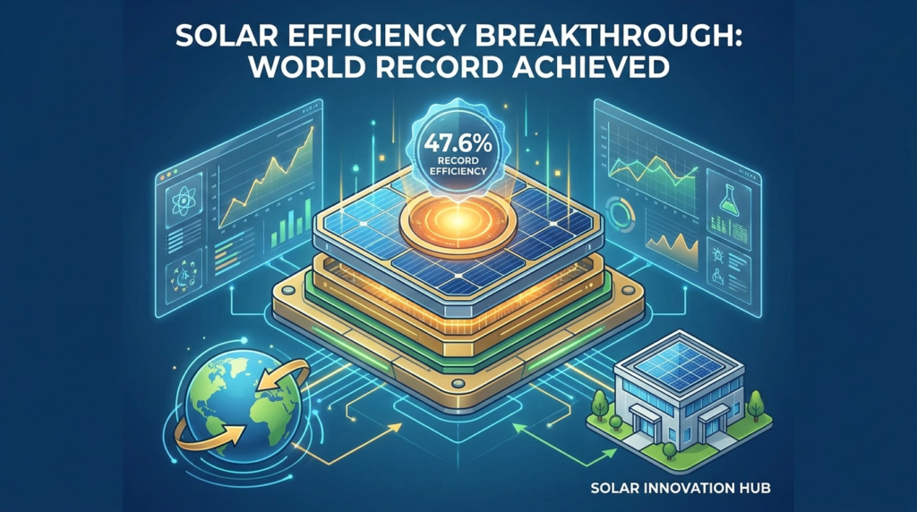solar efficiency world record