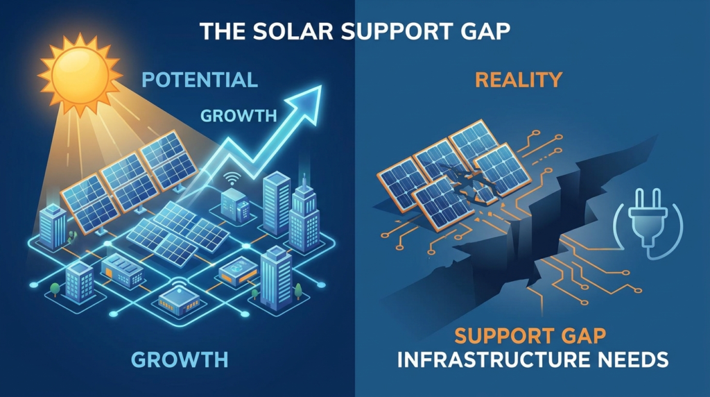 solar support gap