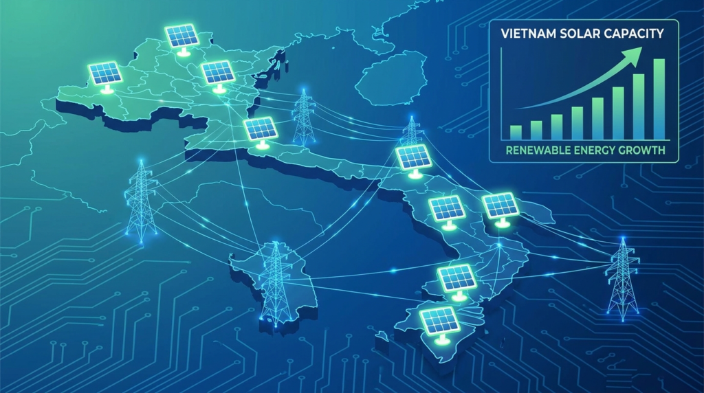 Vietnam solar capacity