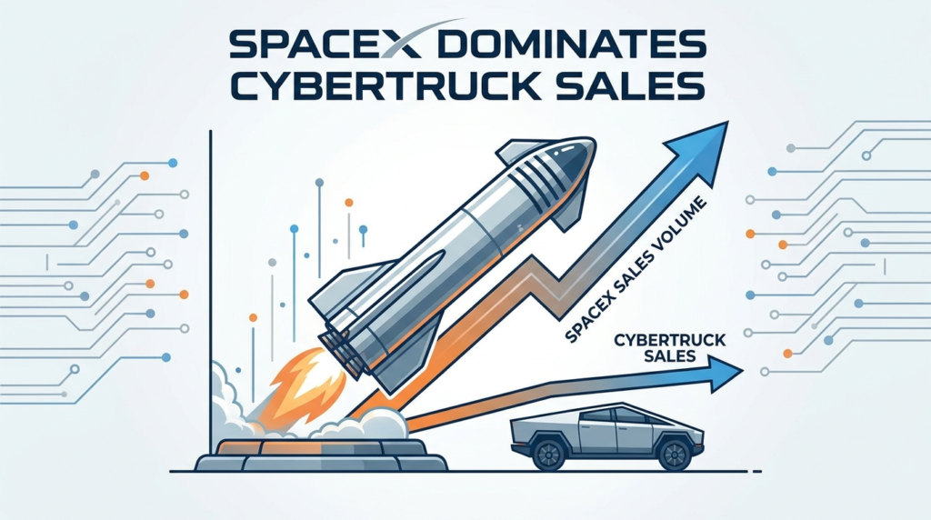 SpaceX Dominating Tesla Cybertruck Sales