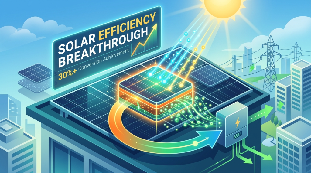 solar panel efficiency breakthrough