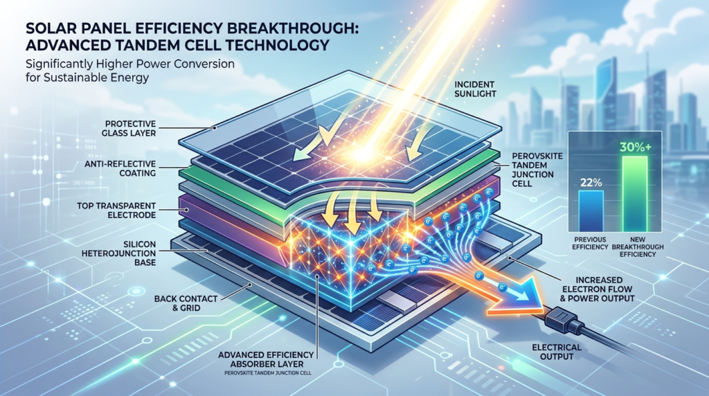 solar panel efficiency breakthrough