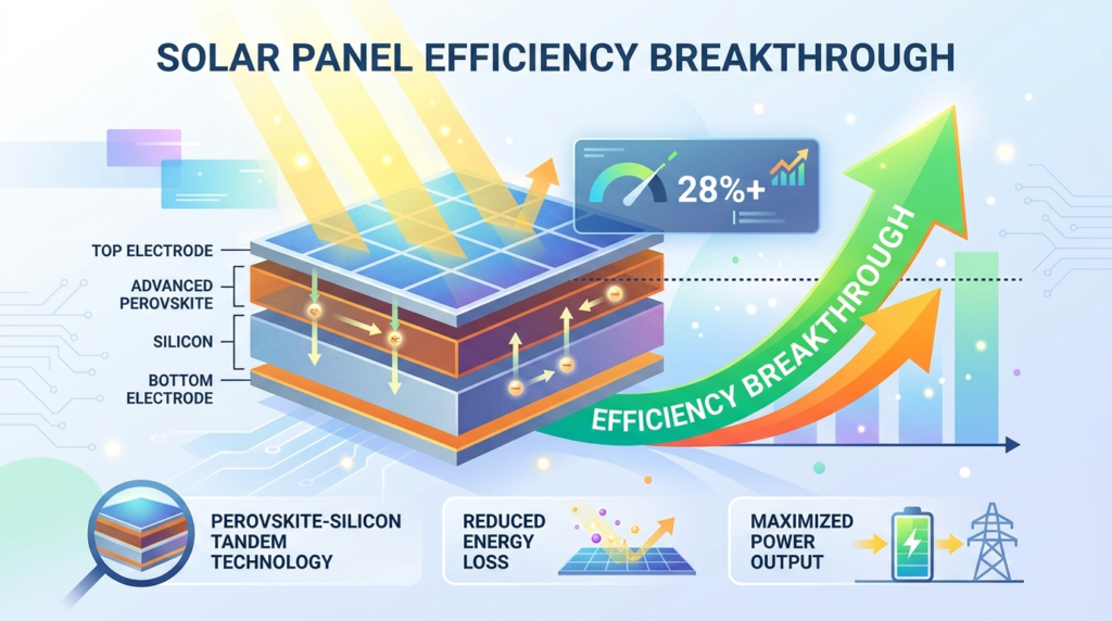 solar panel efficiency breakthrough