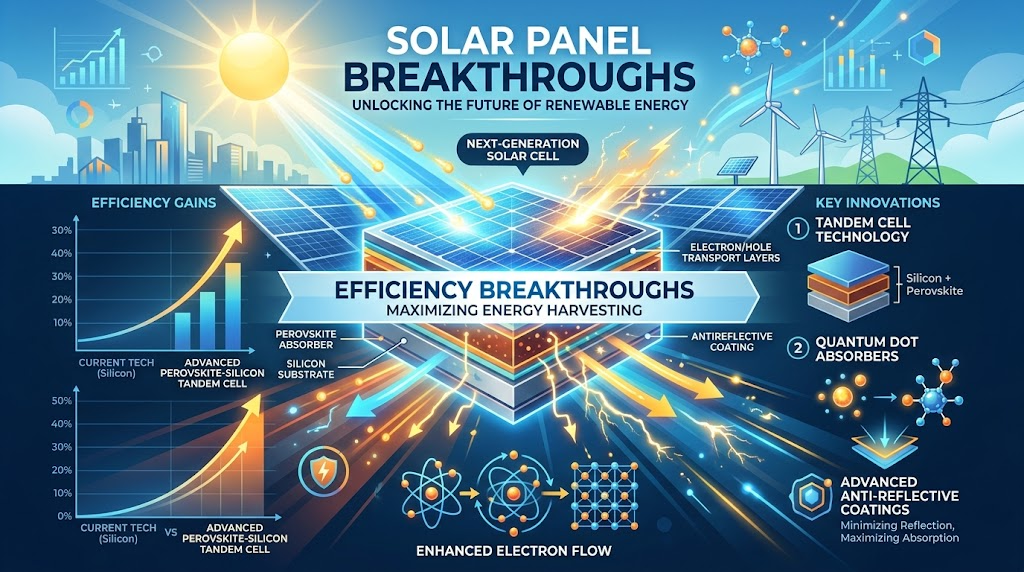 solar panel efficiency breakthroughs