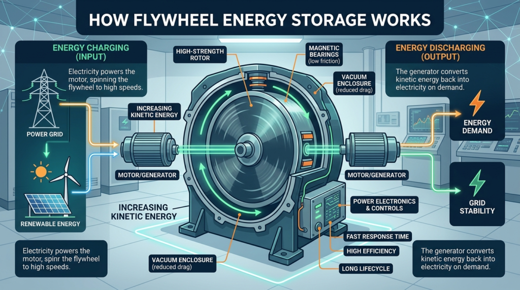 flywheel energy storage