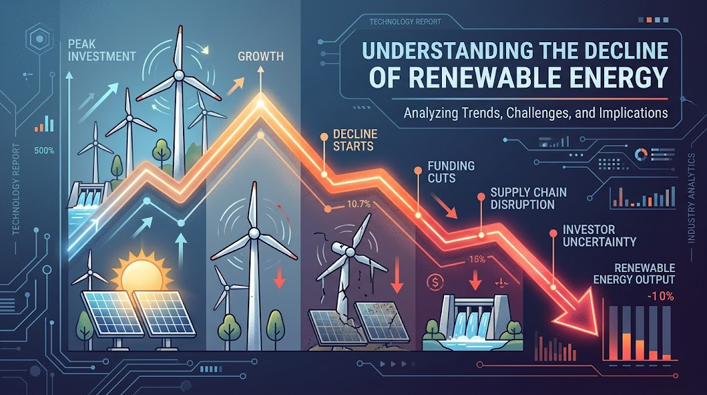 renewable energy decline