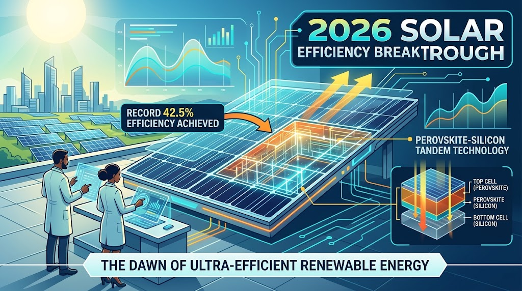solar panel efficiency breakthrough 2026