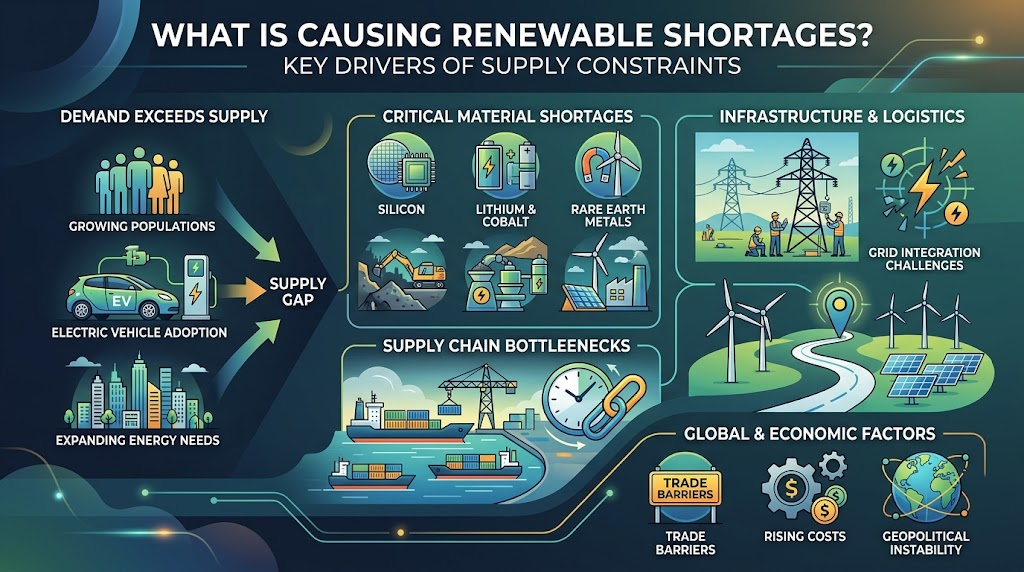 what is causing renewable shortages