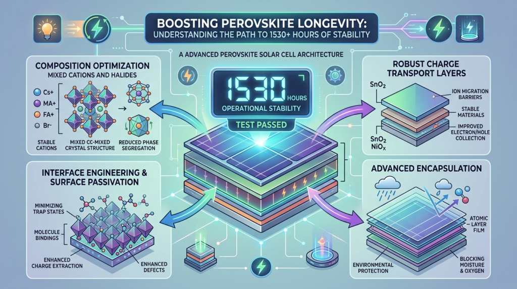 why perovskite lasts 1530 hours