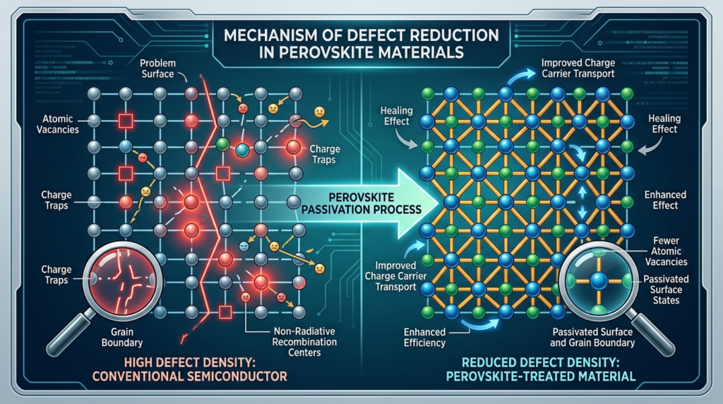 how perovskite reduces defects