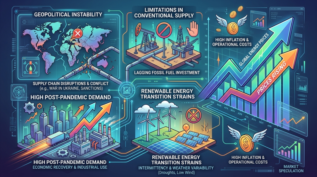 why are energy prices rising