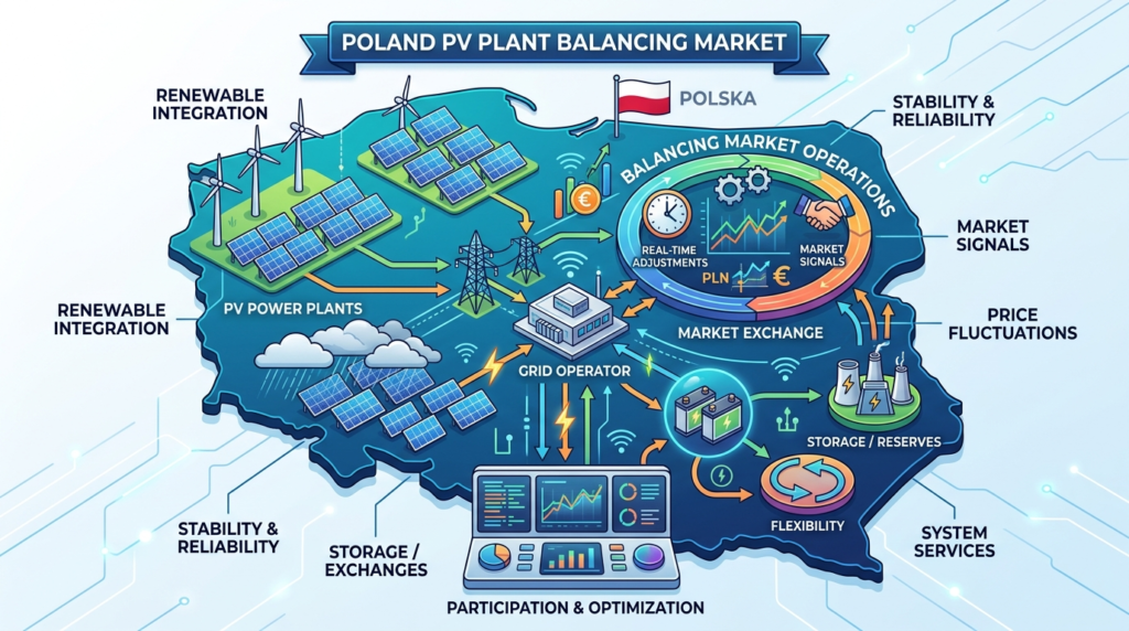 PV plant balancing market Poland