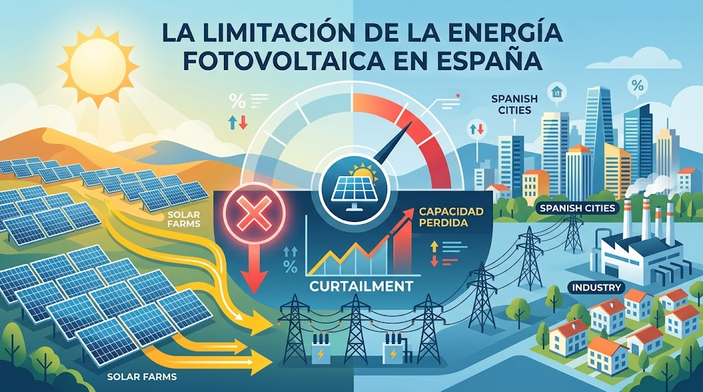 PV curtailment Spain