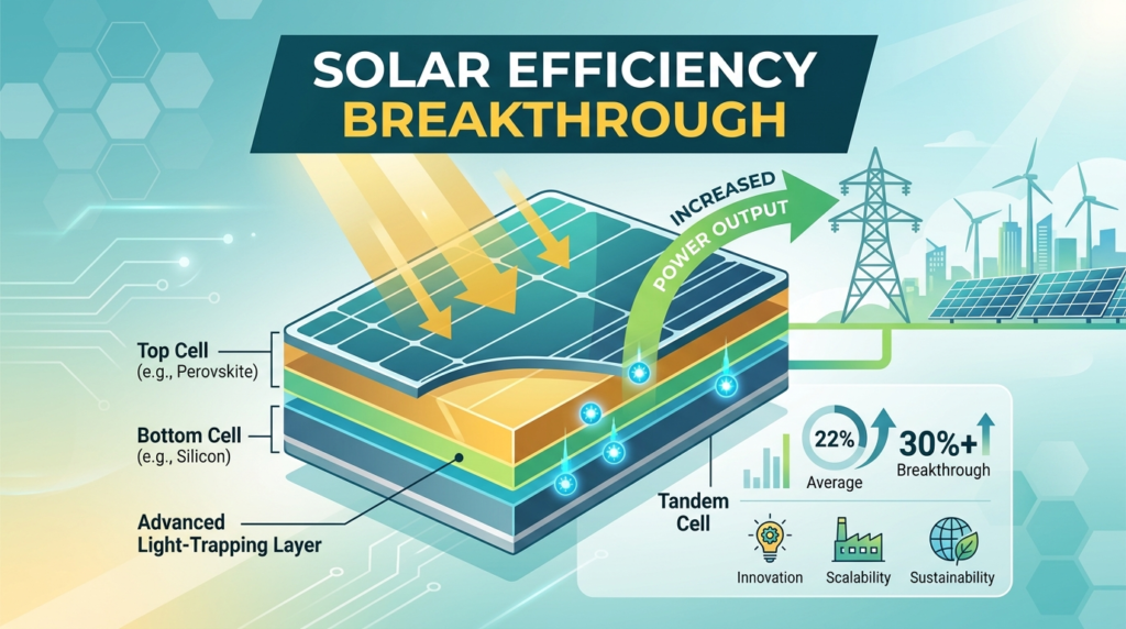 solar panel efficiency breakthrough