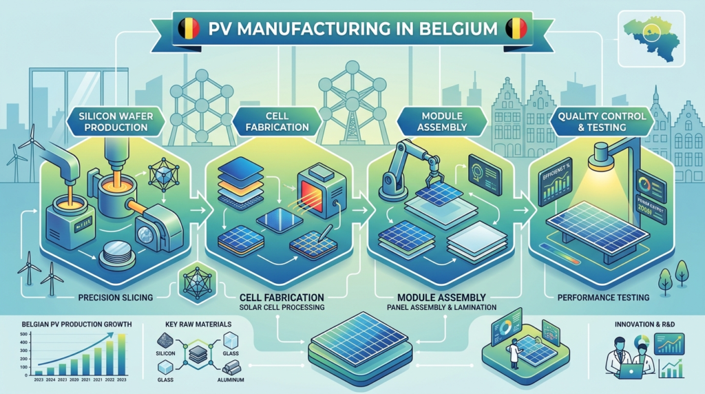 PV Manufacturing in Belgium