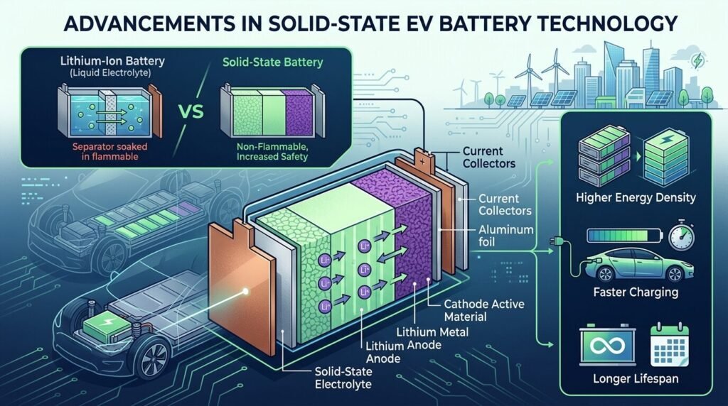 Solid-State EV Batteries: The Ultimate Fossil Fuel Killer (2026) — illustration for Solid-State EV Batteries