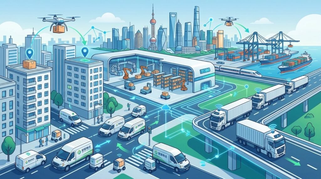 Autonomous Logistics in China: Scaling to New Heights in 2026 — illustration for Autonomous Logistics Scaling Rapidly In Chin