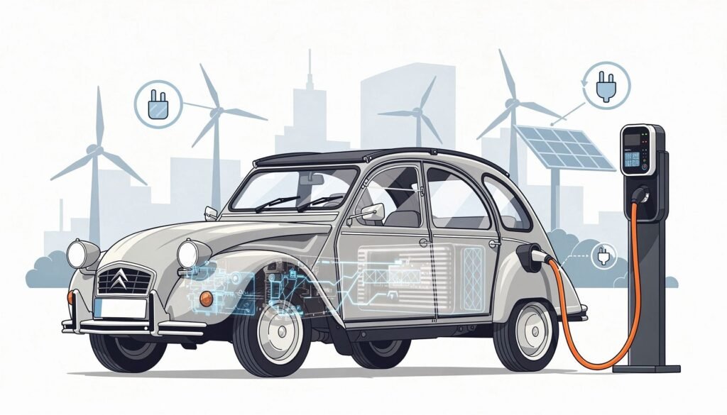 Electric Citroën 2CV: Affordable EV Drool-Worthy in 2026? — illustration for electric Citroën 2CV