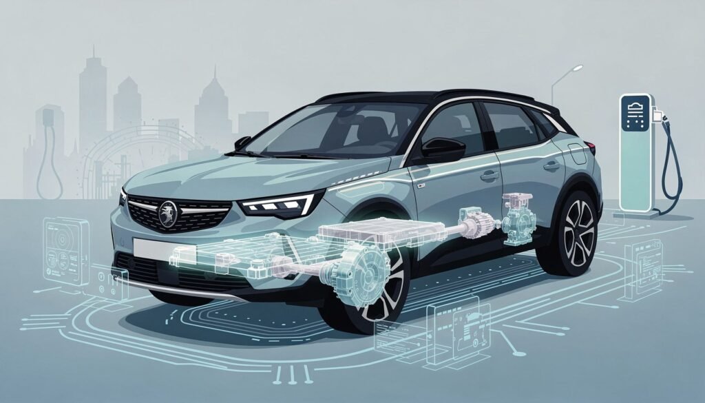 Vauxhall's 2026 Game Plan: Low-Cost Electric SUV Revolution — illustration for Vauxhall electric SUV