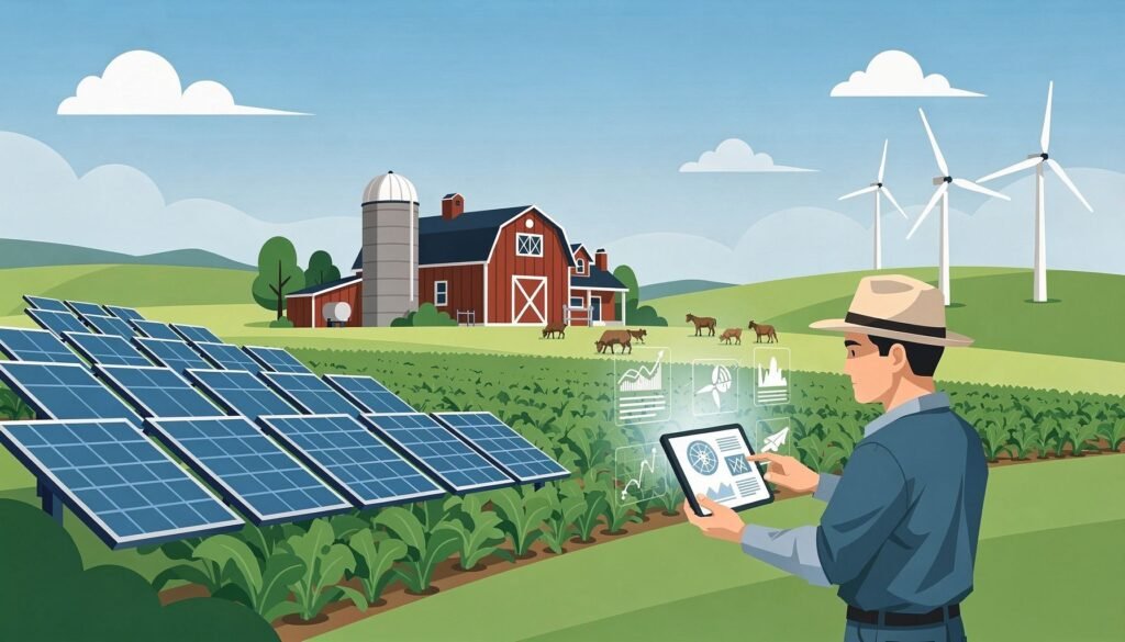 Renewable Energy: Boosting Farmers' Income in 2026 — illustration for renewable energy for farmers