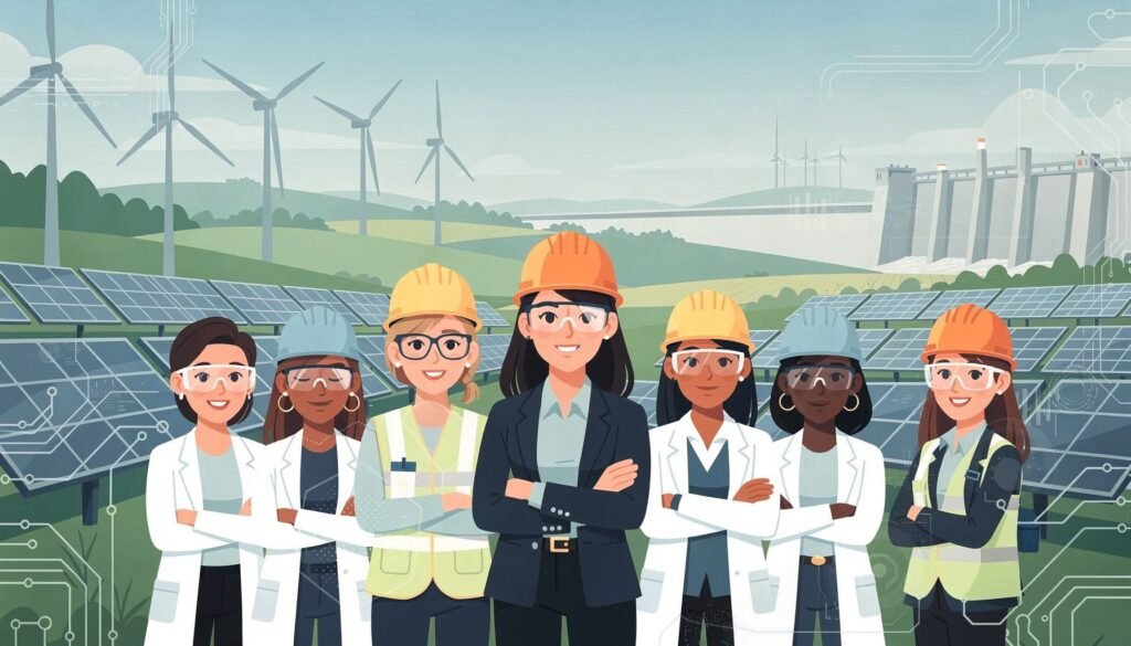 A Mothers' Day Call: Empowering Women in Clean Energy (2026) — illustration for Women in Clean Energy